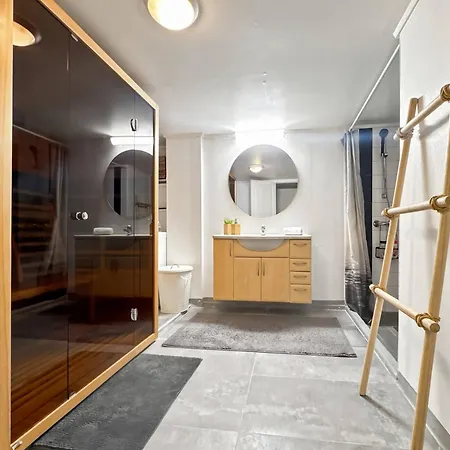 1 Family With Private Sauna Free Bikes Apartment *
